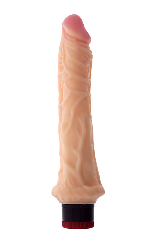 Вибромассажер реалистик Dream toys RealStuff, телесный, 22 см