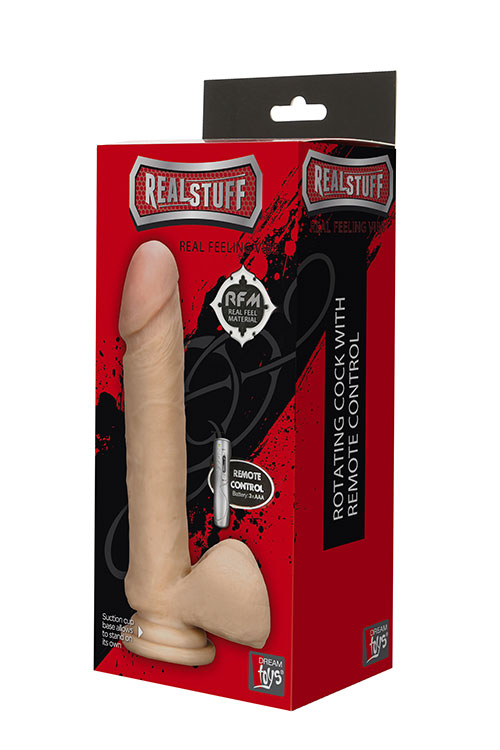 Вібромасажер з обертанням REALISTX 7inch ROTATING VIBRATOR 7funct.
