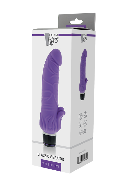 Вібромасажер PURRFECT SILICONE CLASSIC 7INCH, PURPLE