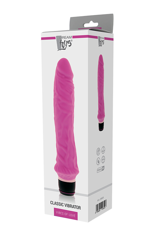 Вібромасажер PURRFECT SILICONE CLASSIC 8.5 INCH, PINK