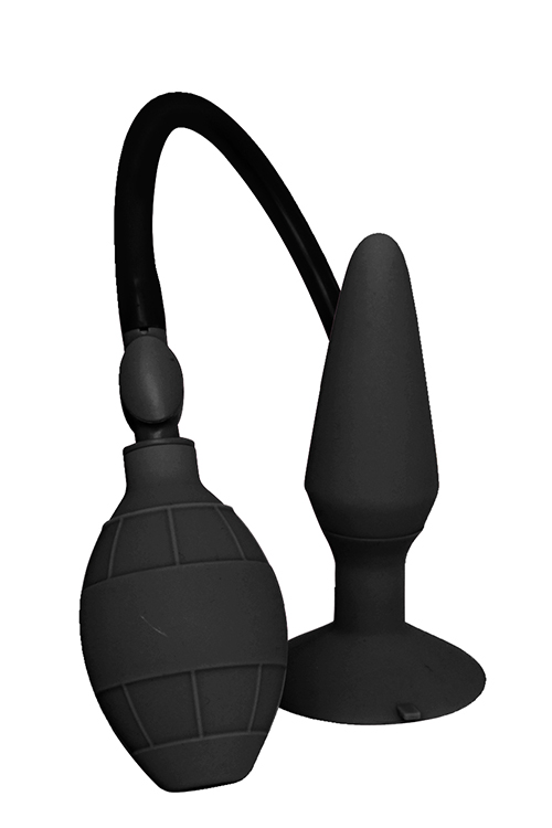 Анальний плаг розширювач із накачуванням Dream Toys Menzstuff Small Inflatable Plug чорний
