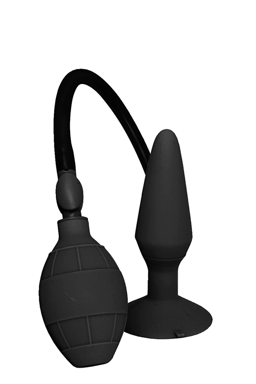 Анальный плаг расширитель с накачиванием Dream Toys Menzstuff Large Inflatable Plug черный