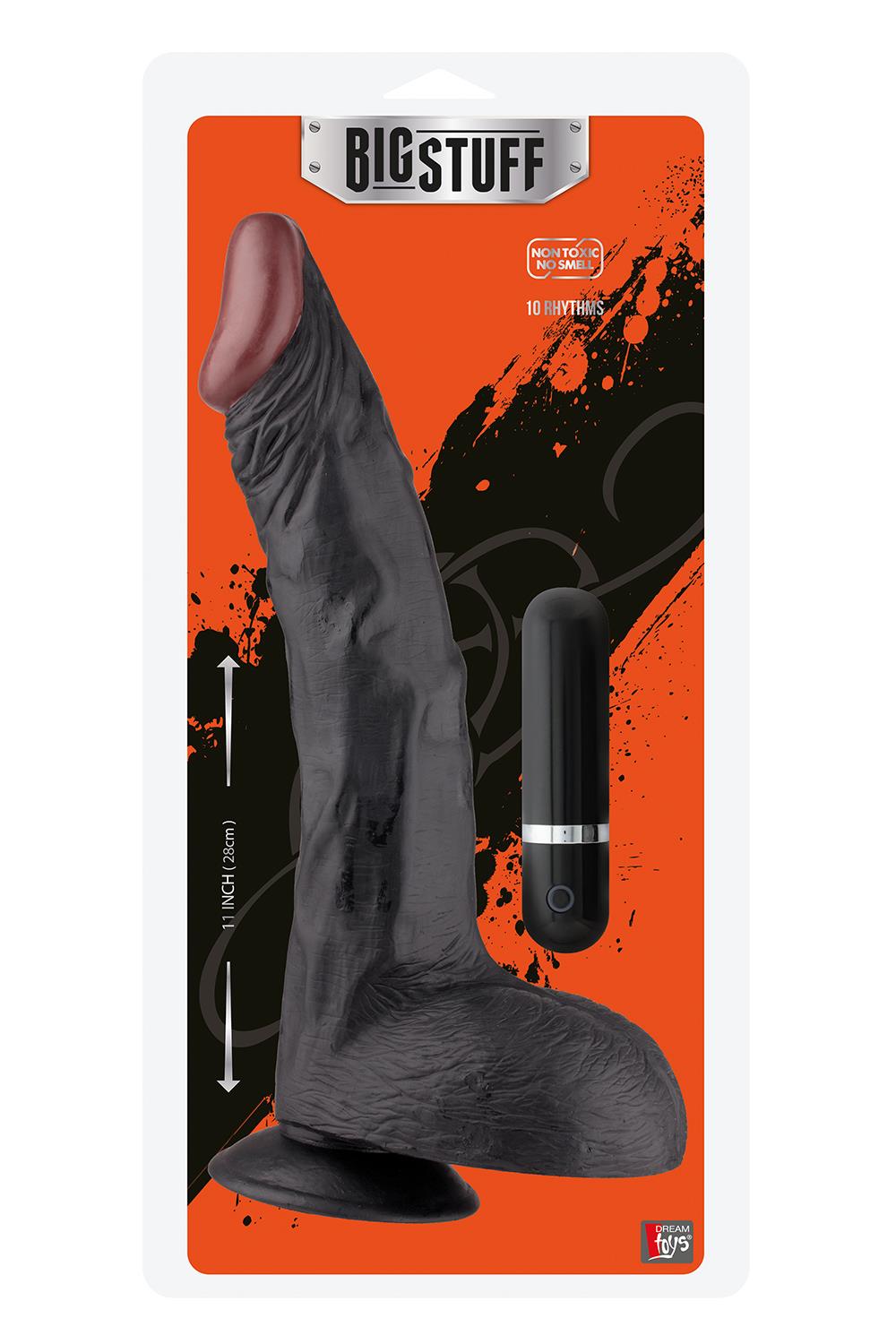 Вибратор гигант BIGSTUFF 11INCH, BLACK