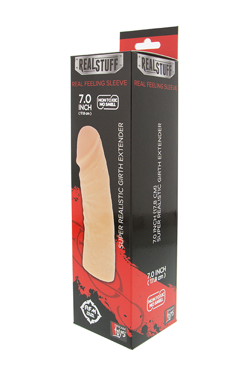 Подовжуюча насадка для пеніса REALSTUFF GIRTH EXTENDER SLEEVE