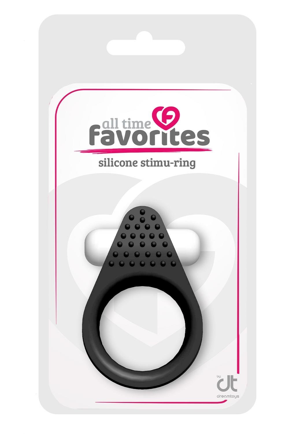 Эрекционное кольцо LIT-UP SILICONE STIMU RING 1, BLACK