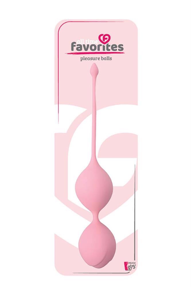 Вагінальні кульки DreamToys ALL TIME FAVORITES 90 гр. зі зміщеним центром тяжкості, рожеві