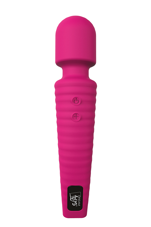 Вібромасажер мікрофон із вигнутою ручкою Dream toys Gorgeus Magenta, рожевий