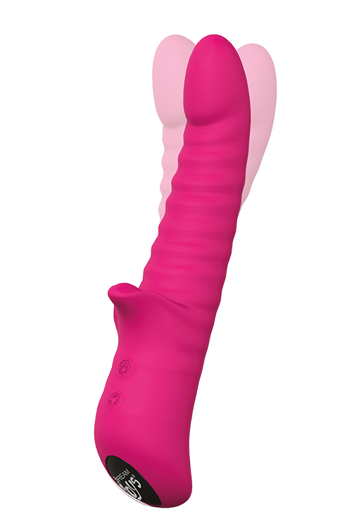 Двойной вибратор Dream Toys Vibes Of Love Honey Bear Magenta розовый