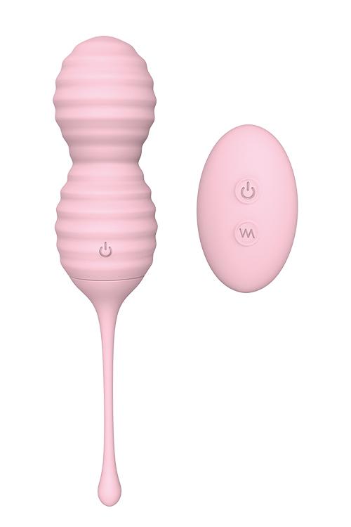 Вагінальні кульки з дистанційним пультом Dream Toys рожеві, 17.3 х 3.7 см