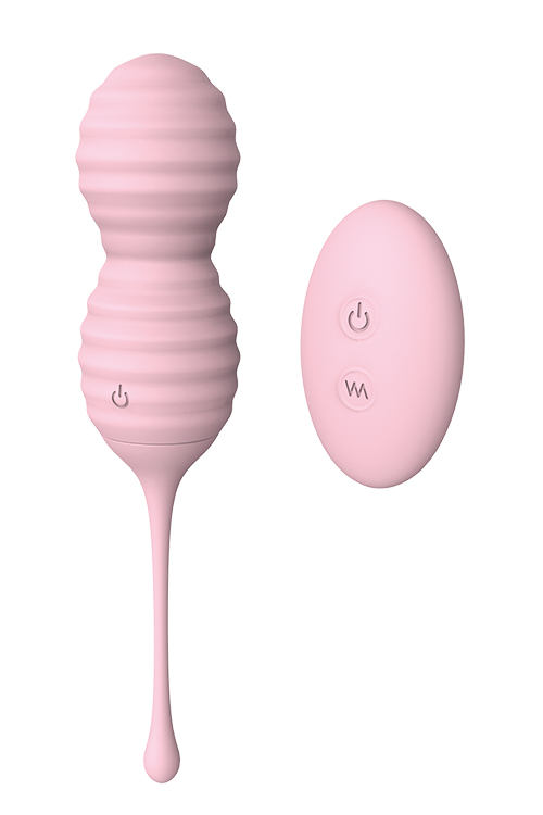 Вагінальні кульки з дистанційним пультом Dream Toys рожеві, 17.3 х 3.7 см