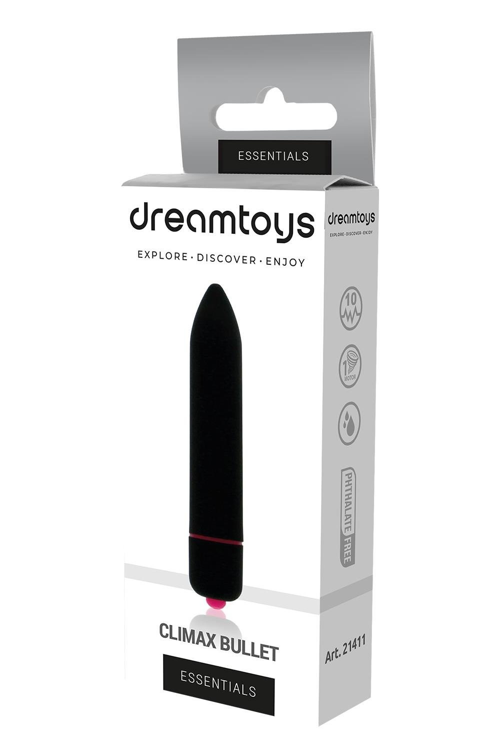 Міні вібромасажер DreamToys Vibes of Love Climax Bullet чорний