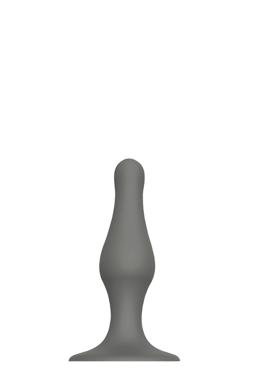 Анальный плаг GREY PLUG WITH SUCTION CUP