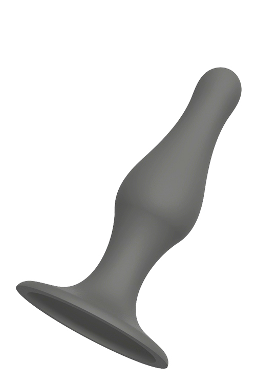 Анальный плаг GREY PLUG WITH SUCTION CUP