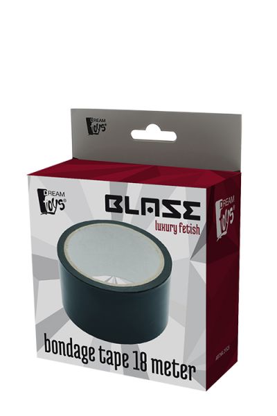 Бондажна стрічка BLAZE BONDAGE TAPE 18M BLACK