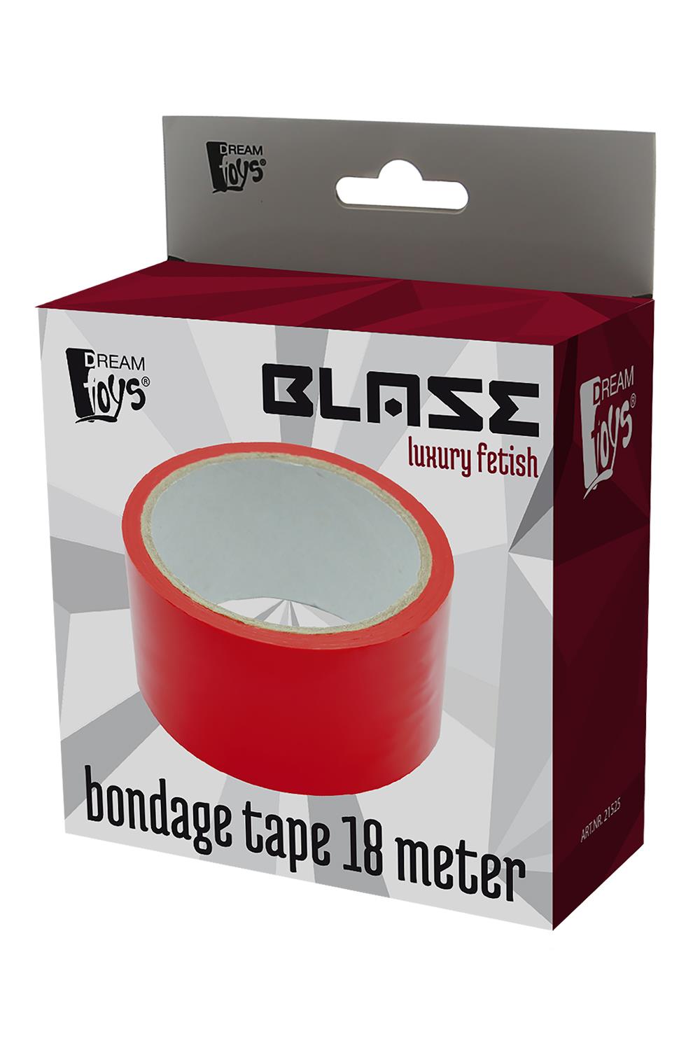 Бондажна стрічка BLAZE BONDAGE TAPE 18M RED