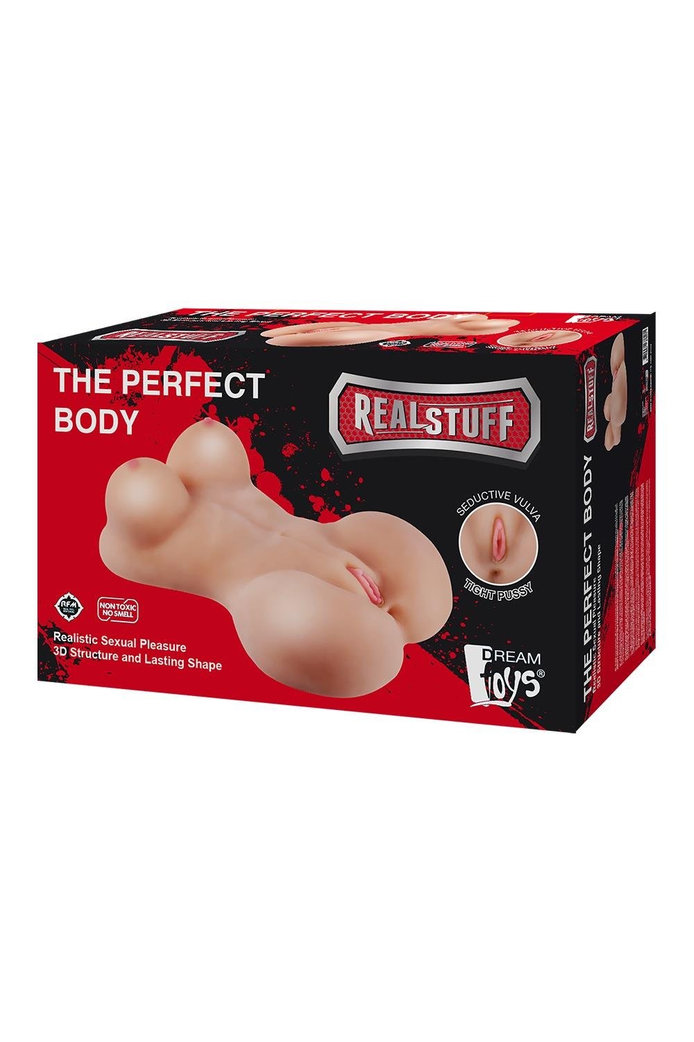 Мастурбатор реалістичний Dream Toys Realstuff у вигляді жіночого торсу, 50 см