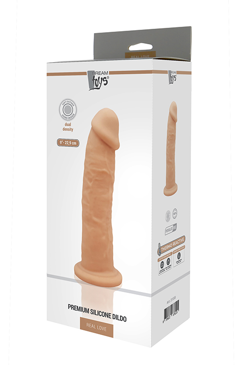Фаллоимитатор Термоактивный реалистичный REAL LOVE Dream Toys, телесный
