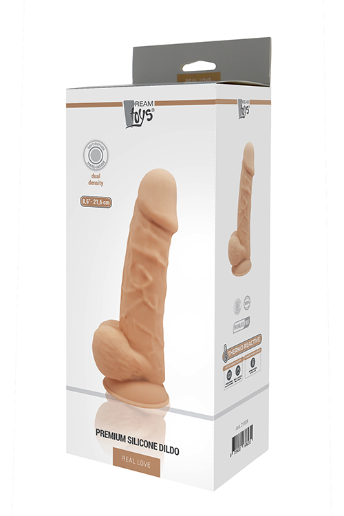 Фалоімітатор Термоактивний REAL LOVE 8.5, Flash
