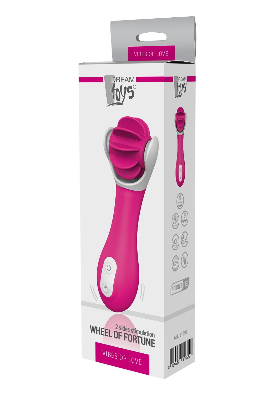 Вибратор для клитора с вращающейся системой Dream Toys, розовый