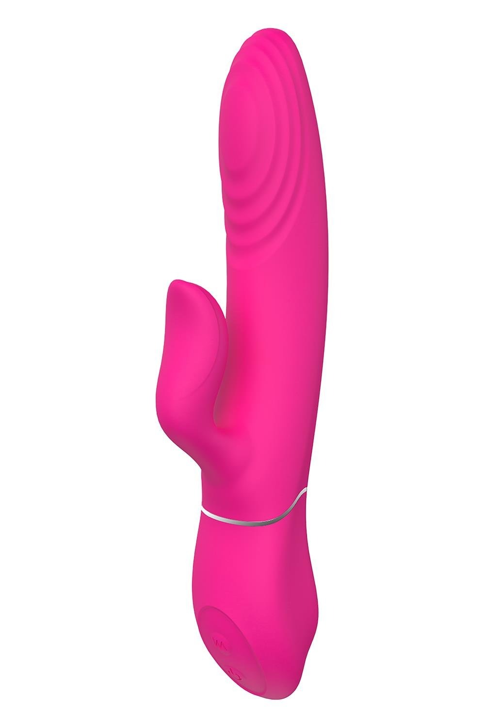 Вібратор-кролик Dreamtoys Essentials Duo Thruster для клітора, рожевий