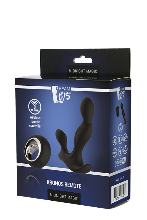 Вибростимулятор с беспроводным пультом MAGIC KRONOS REMOTE