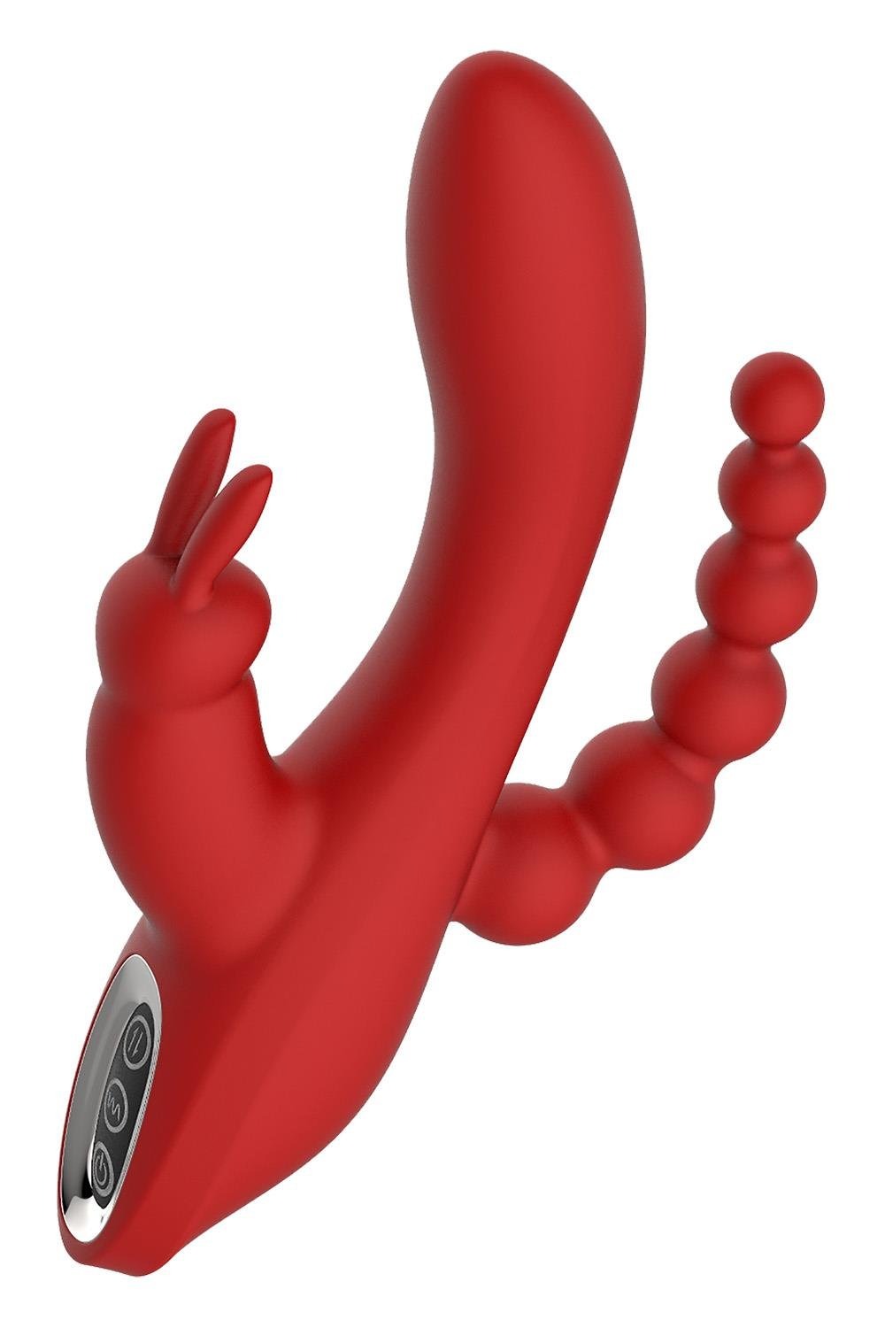 Вібромасажер потрійний Dream Toys Red Revolution Hera червоний