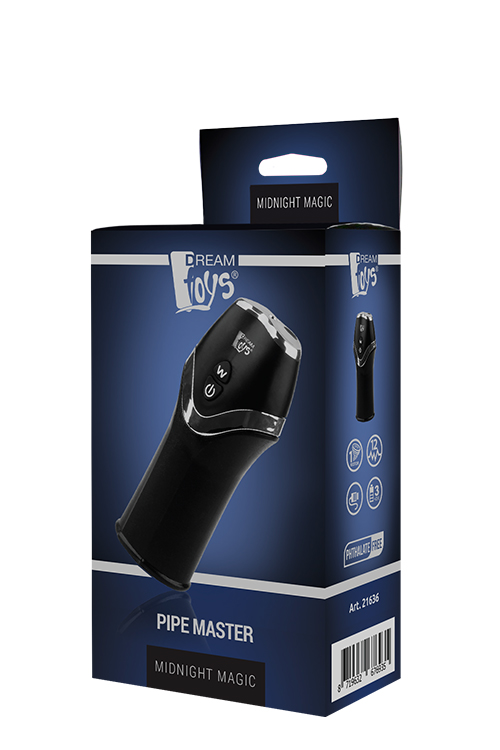 Мастурбатор с вибрацией для стимулиции головки пениса Dream toys Midnight Magic, черный
