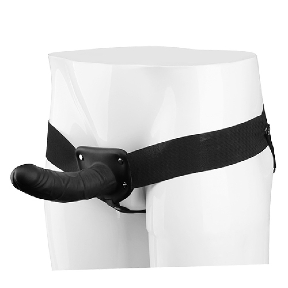 Страпон-фаллопротез BLAZE VIBRATING HOLLOW STRAP-ON