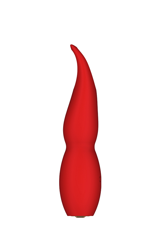 Вибратор Dream Toys Red Revolution Fulla с гибким наконечником лепестком, красный