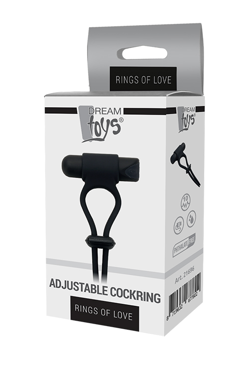 Ерекційне віброкільце Dream Toys RINGS OF LOVE ADJUSTABLE COCKRING