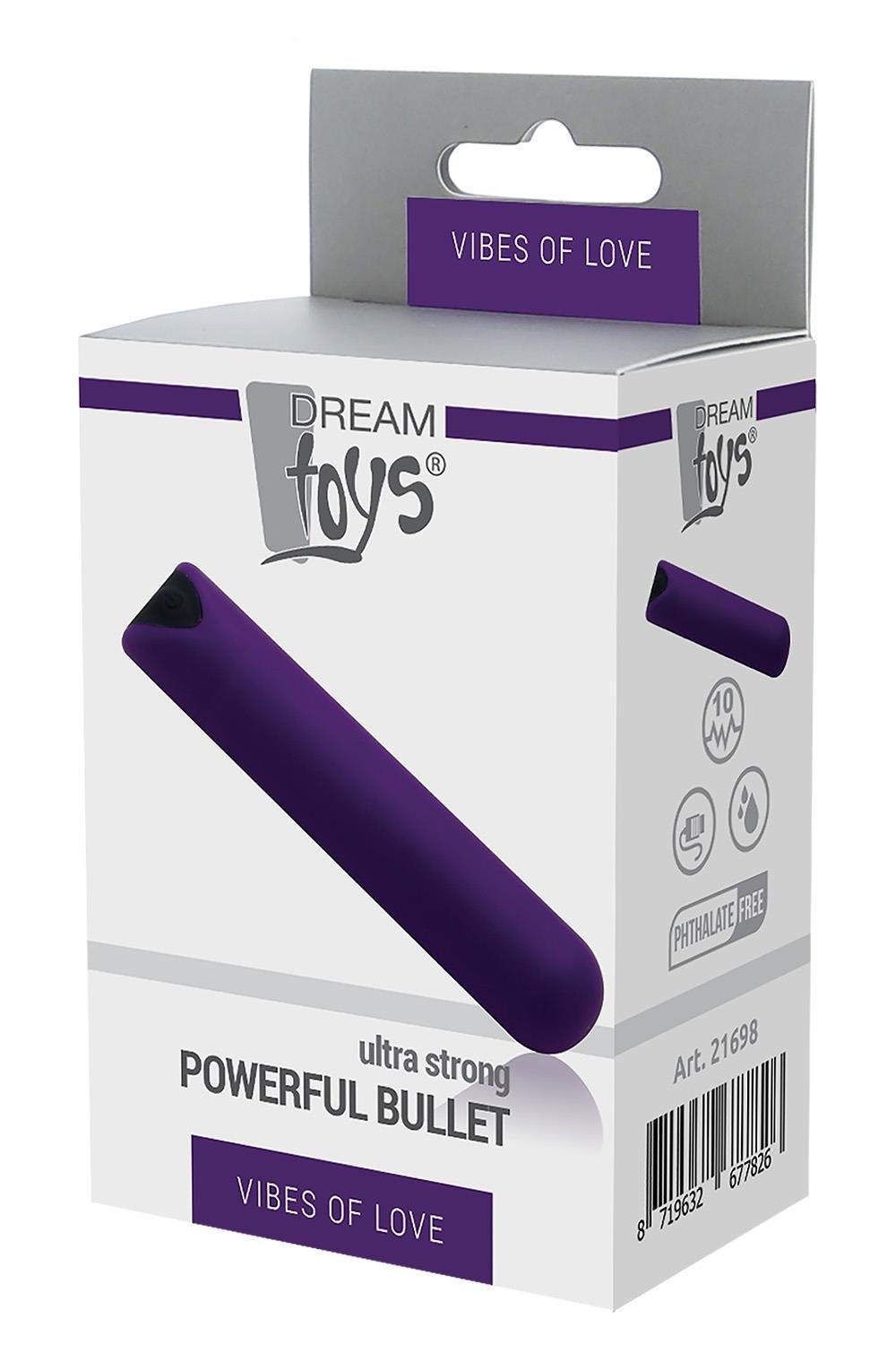 Перезаряжаемая вибропуля Dream Toys Vibes of Love фиолетовая
