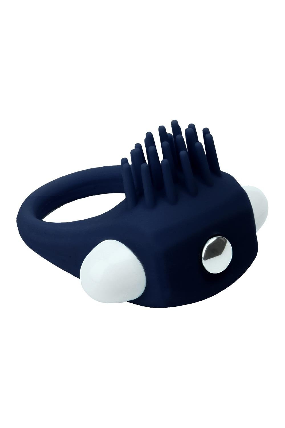 Эрекционное кольцо Dream Toys Rings of Love с усиками, синего цвета