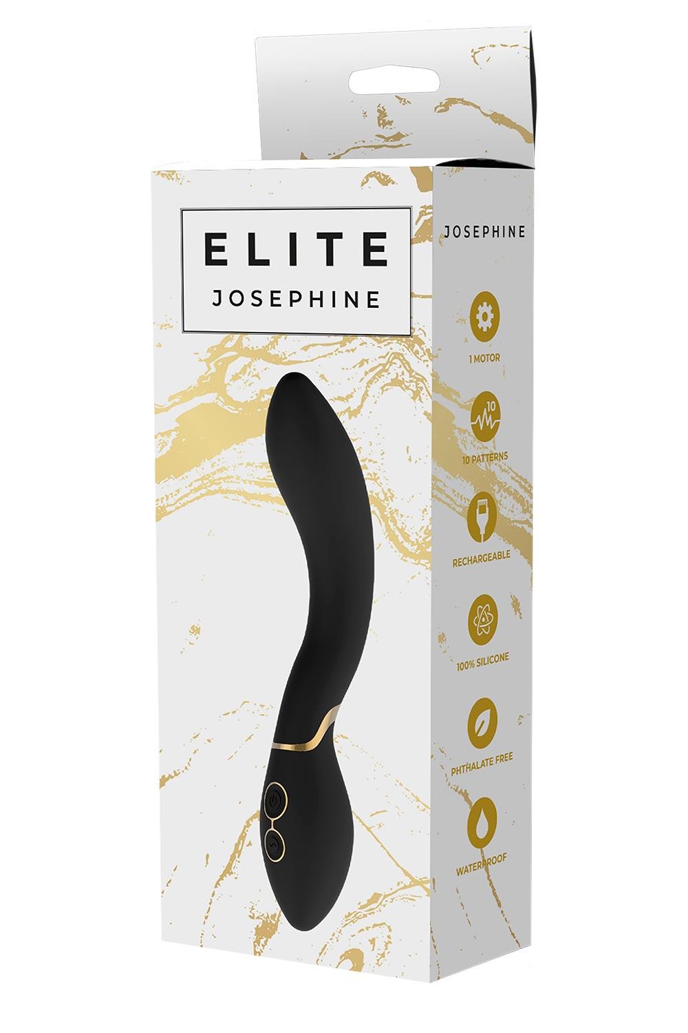 Вибромассажер для точки G Dream Toys Elite Josephine черный