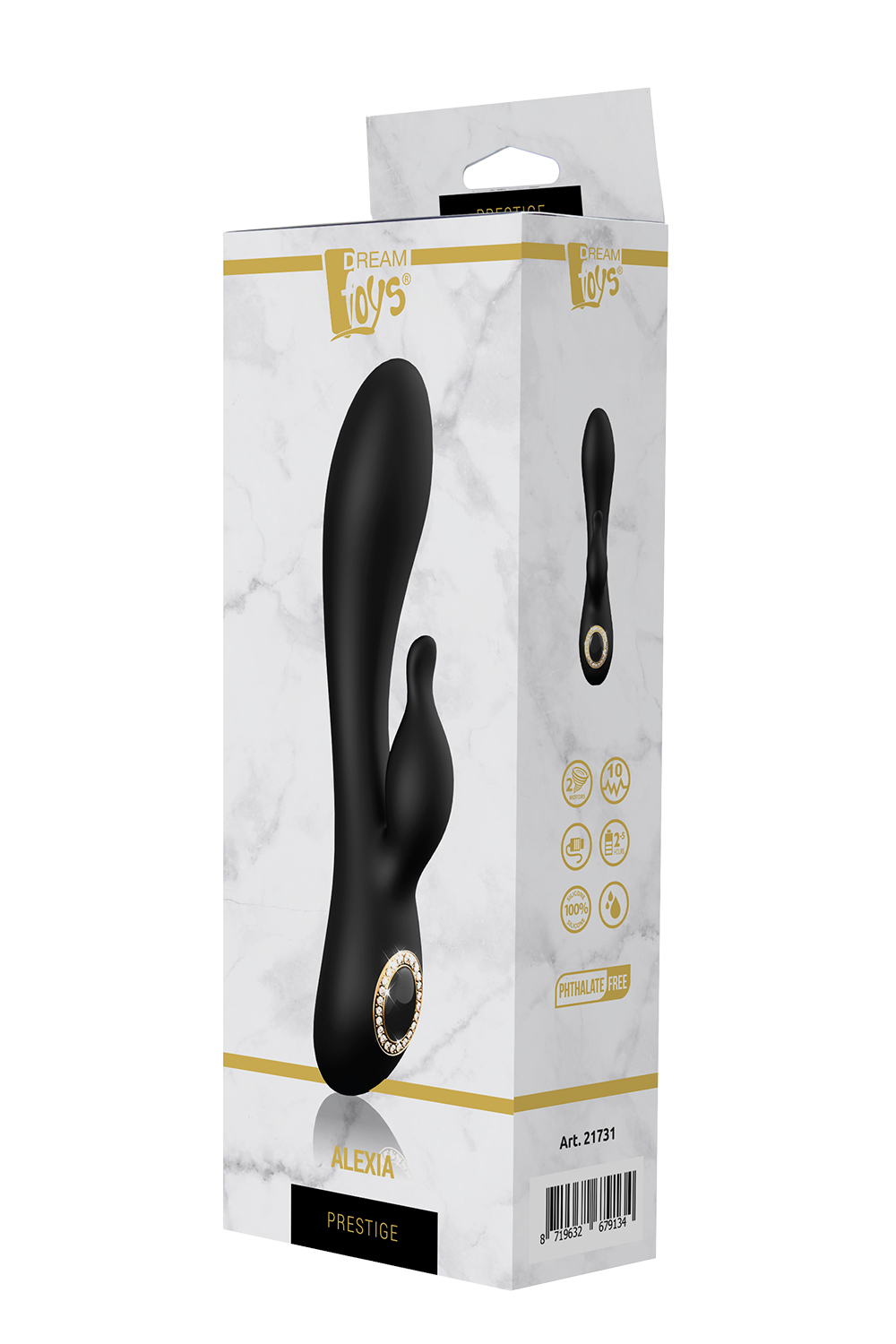 Вібромасажер-кролик Dream Toys PRESTIGE ALEXIA LUXXE