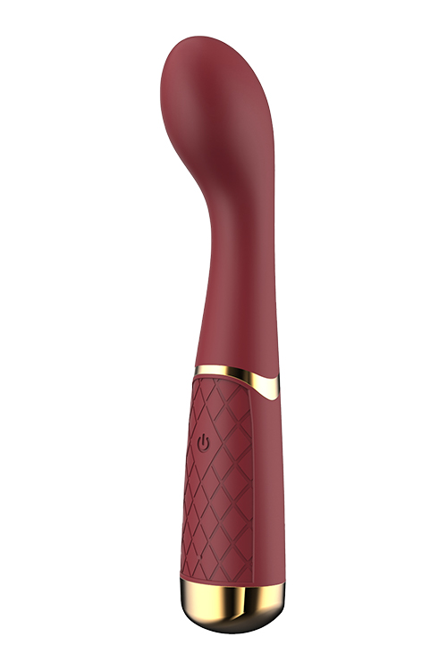 Вибратор для точки G Dream toys Romance Lucy, марсаловый, 19.5 х 3.8 см