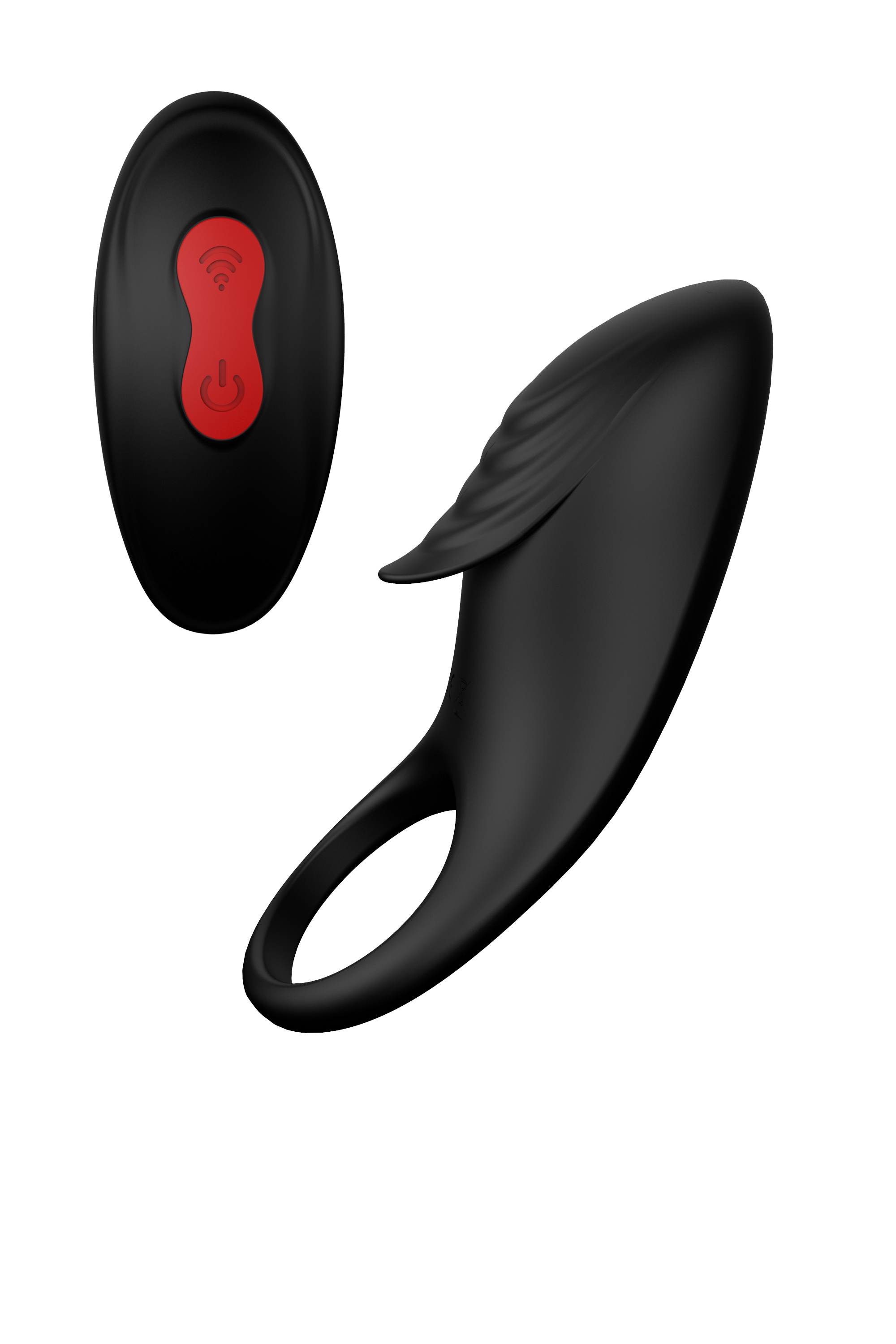 Ерекційне віброкільце з пультом управління RINGS OF LOVE REMOTE COCKRING BLACK