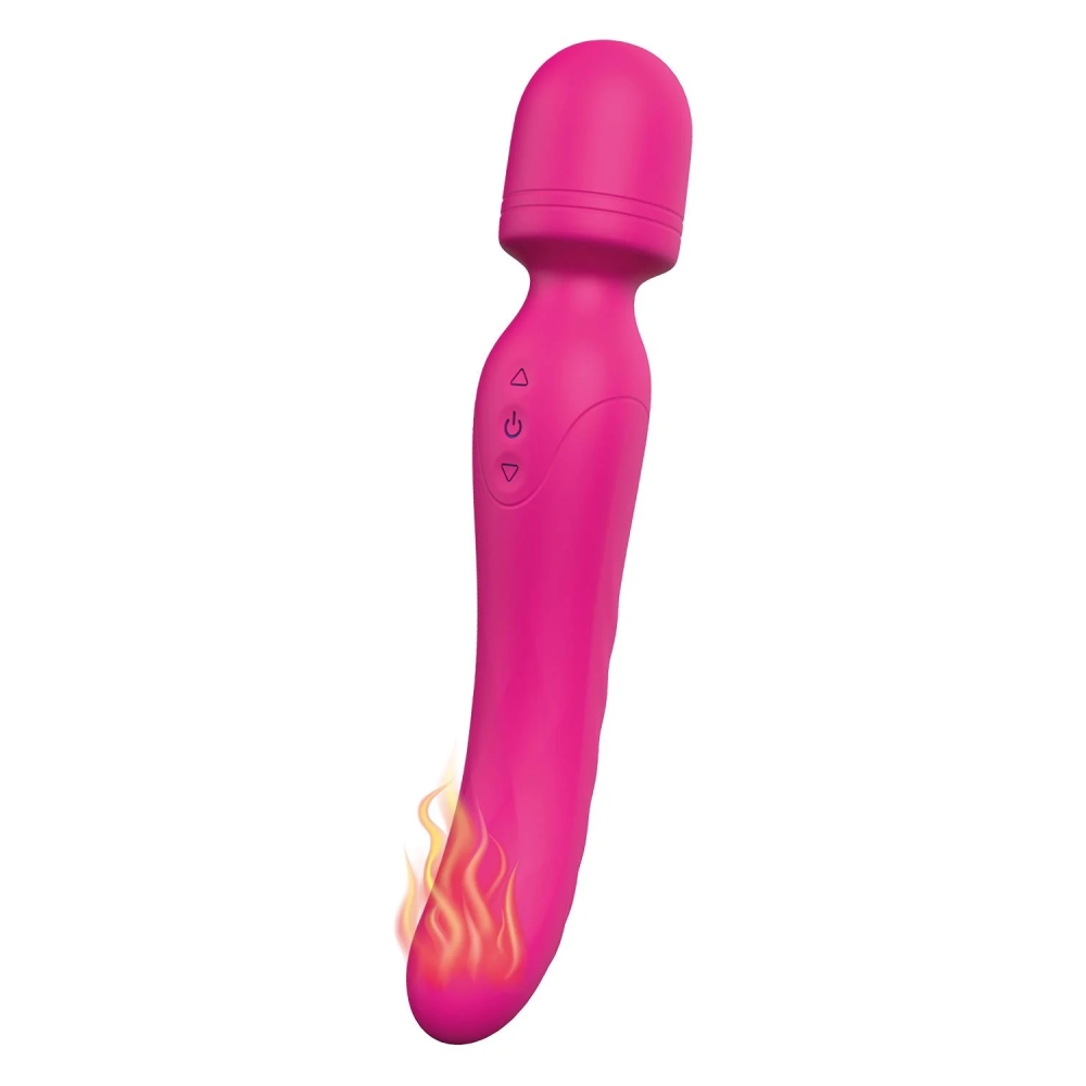 Вібратор-мікрофон з підігрівом Dream Toys Essentials Heating Bodywand, рожевий, 23 × 3,6 см