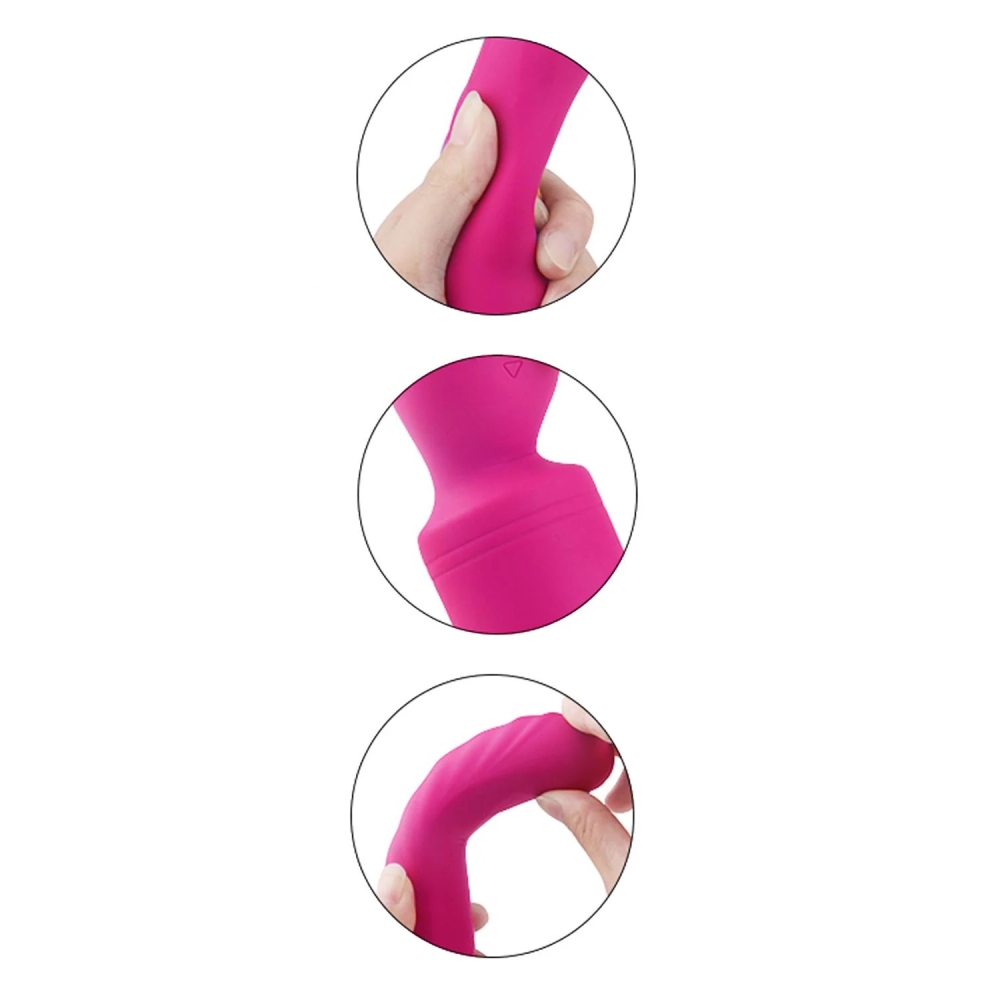 Вібратор-мікрофон з підігрівом Dream Toys Essentials Heating Bodywand, рожевий, 23 × 3,6 см