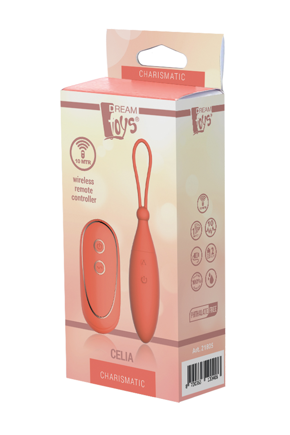 Віброяйце з дистанційним управлінням Dream Toys CHARISMATIC CELIA