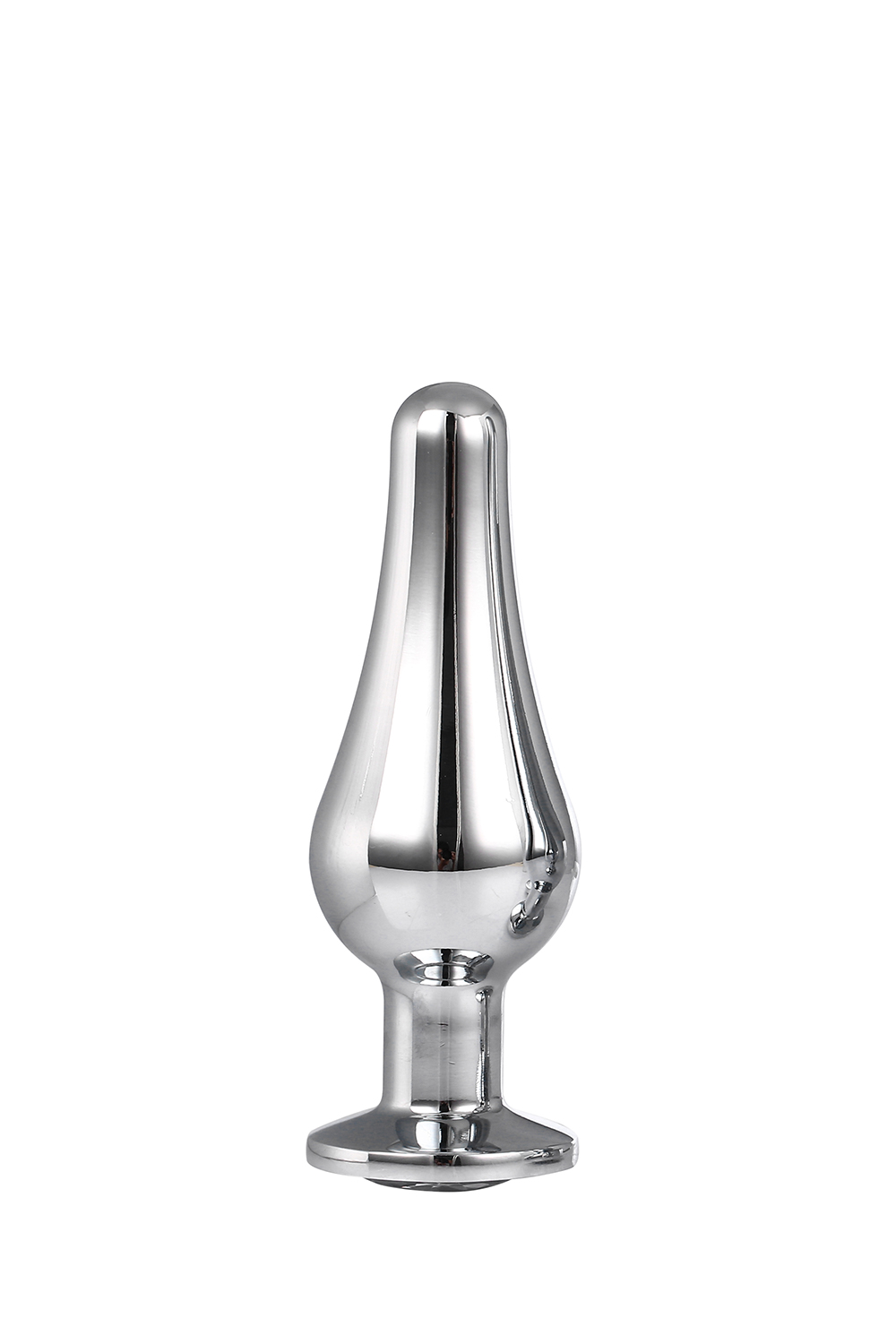 DT21823 анальна пробка конічної форми Dream Toys GLEAMING LOVE SILVER PLEASURE PLUG S