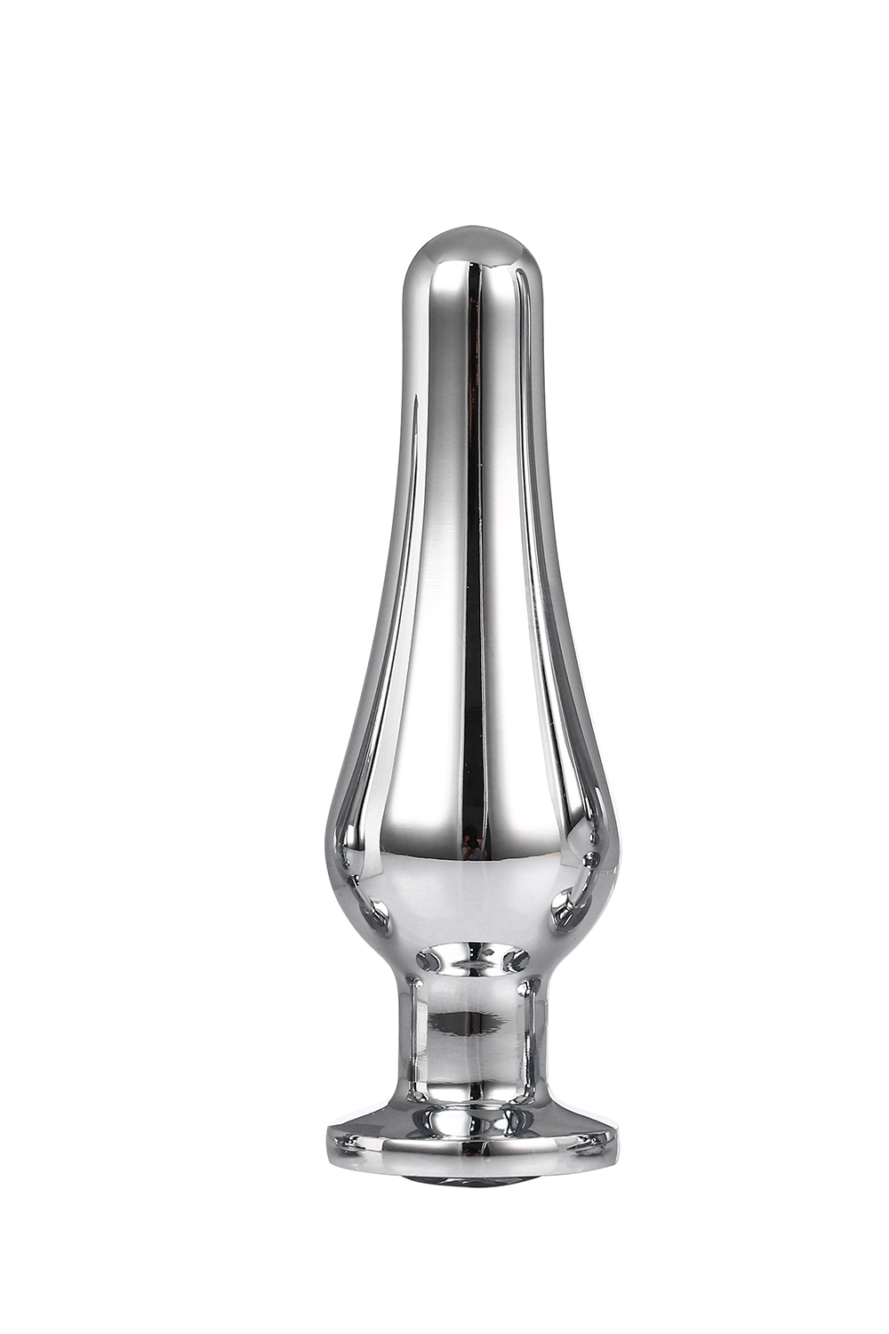 DT21824 Анальная пробка конической формы Dream Toys GLEAMING LOVE SILVER PLEASURE PLUG M