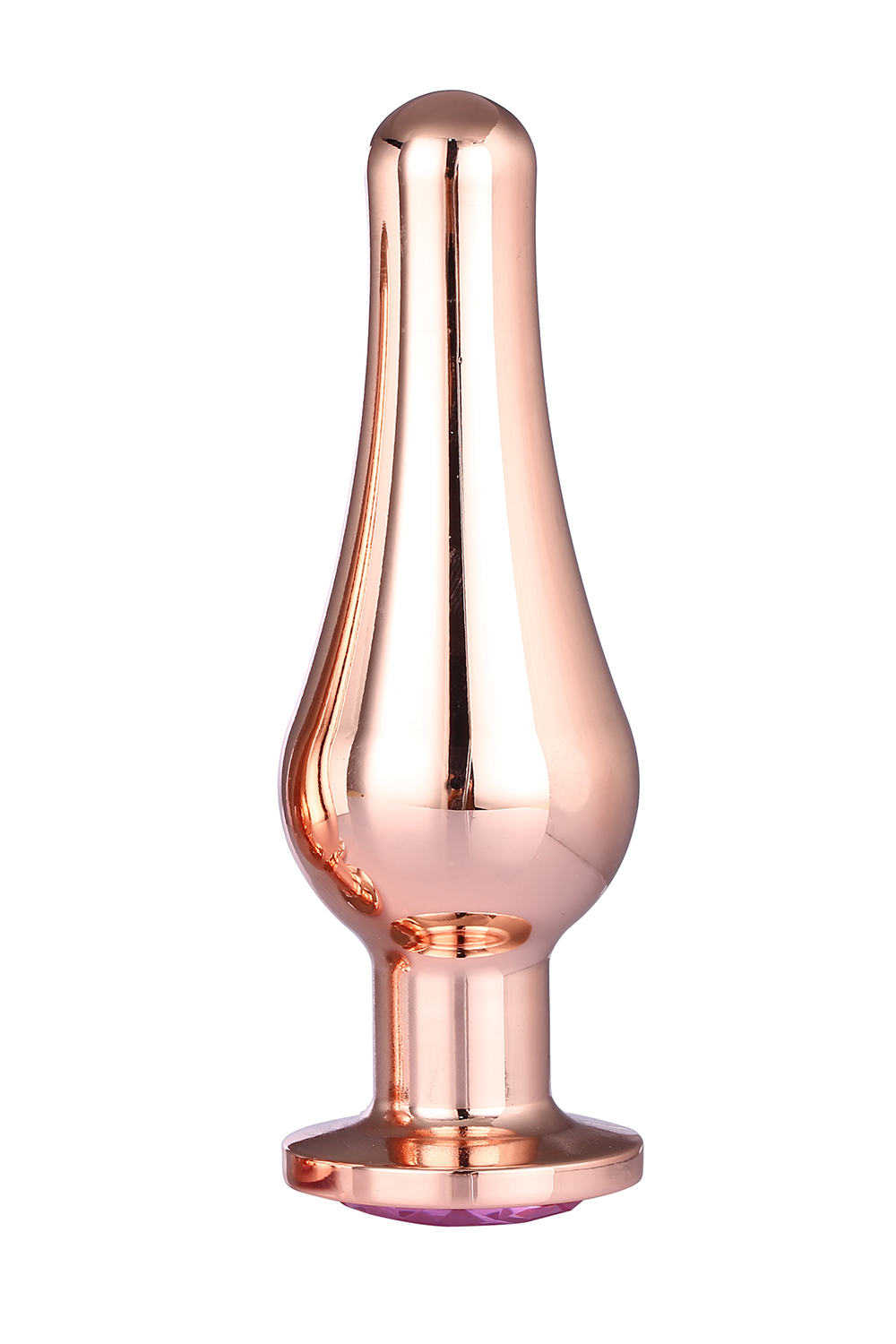 DT21828 анальна пробка конічної форми Dream Toys GLEAMING LOVE ROSE GOLD PLEASURE PLUG L