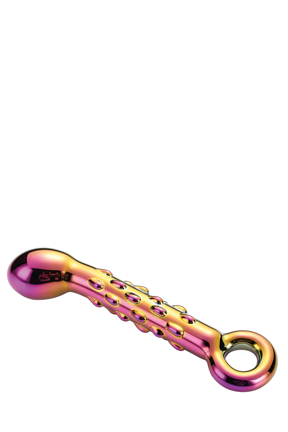 Dt21833 скляний фалоімітатор Dream Toys GLAMOUR GLASS RIBBED G-SPOT DILDO