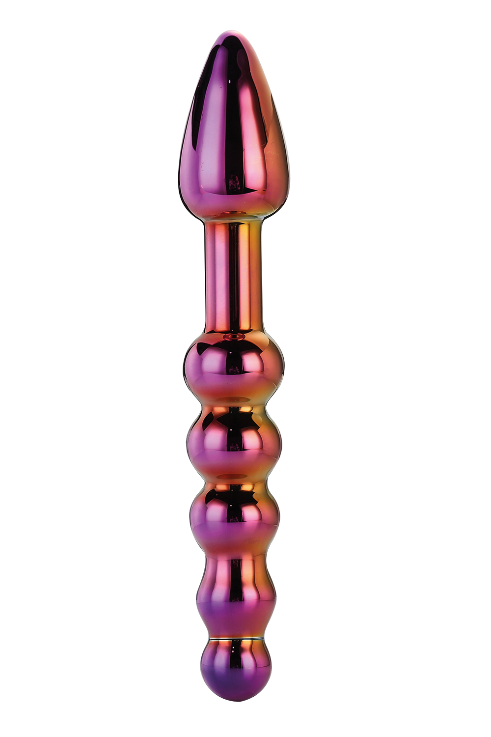 Dt21834 скляний Анальний стимулятор Dream Toys GLAMOUR GLASS RIDGED ANAL DILDO