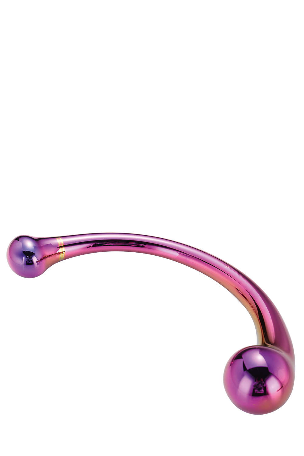 Dt21836 вигнутий скляний фалоімітатор Dream Toys GLAMOUR GLASS CURVED BIG WAND