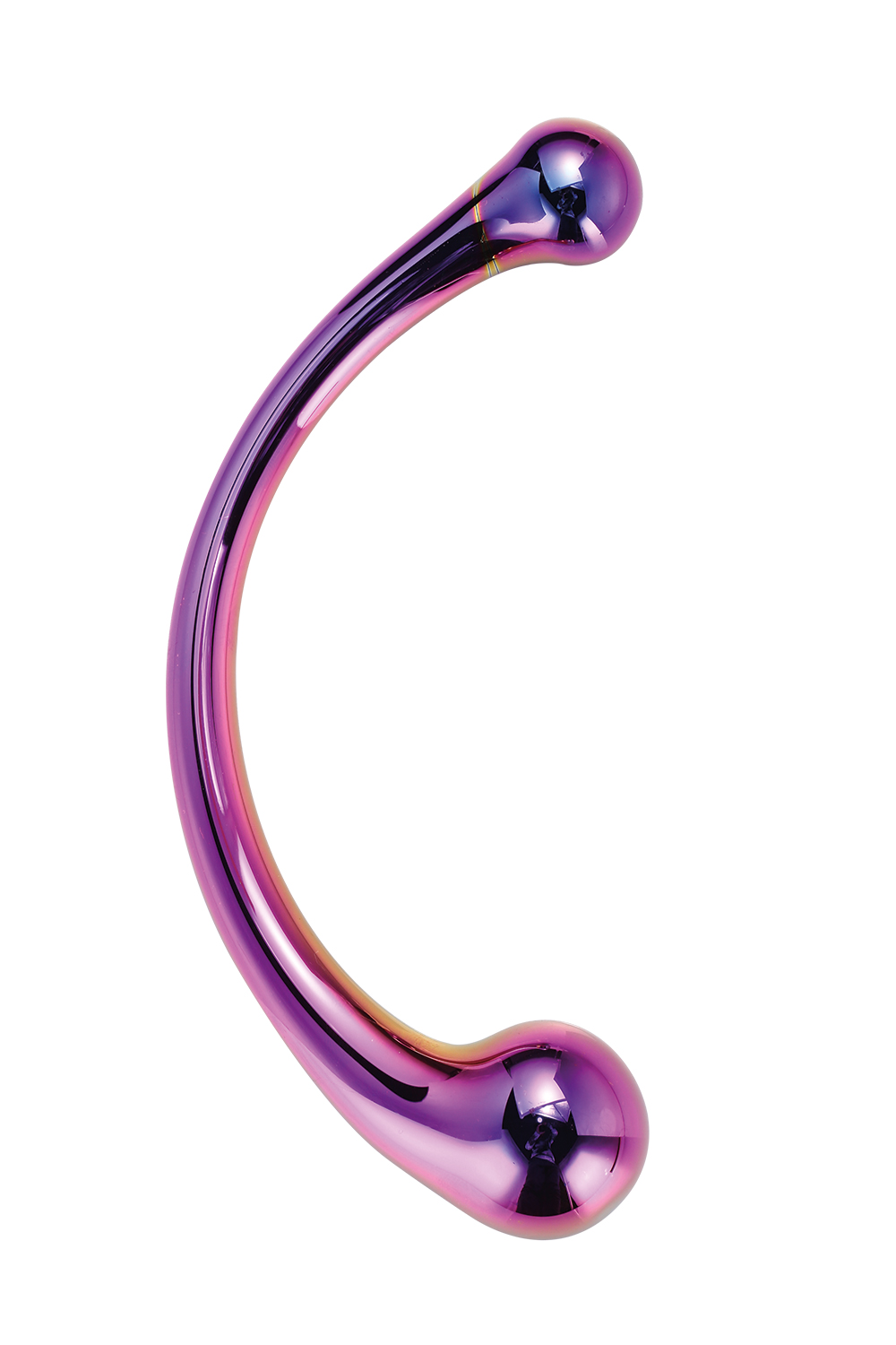 Dt21836 вигнутий скляний фалоімітатор Dream Toys GLAMOUR GLASS CURVED BIG WAND