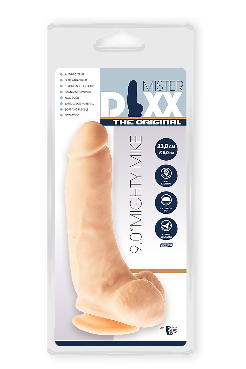 Гнучкий фалоімітатор Mr. DIXX MIGHTY MIKE 9INCH DILDO