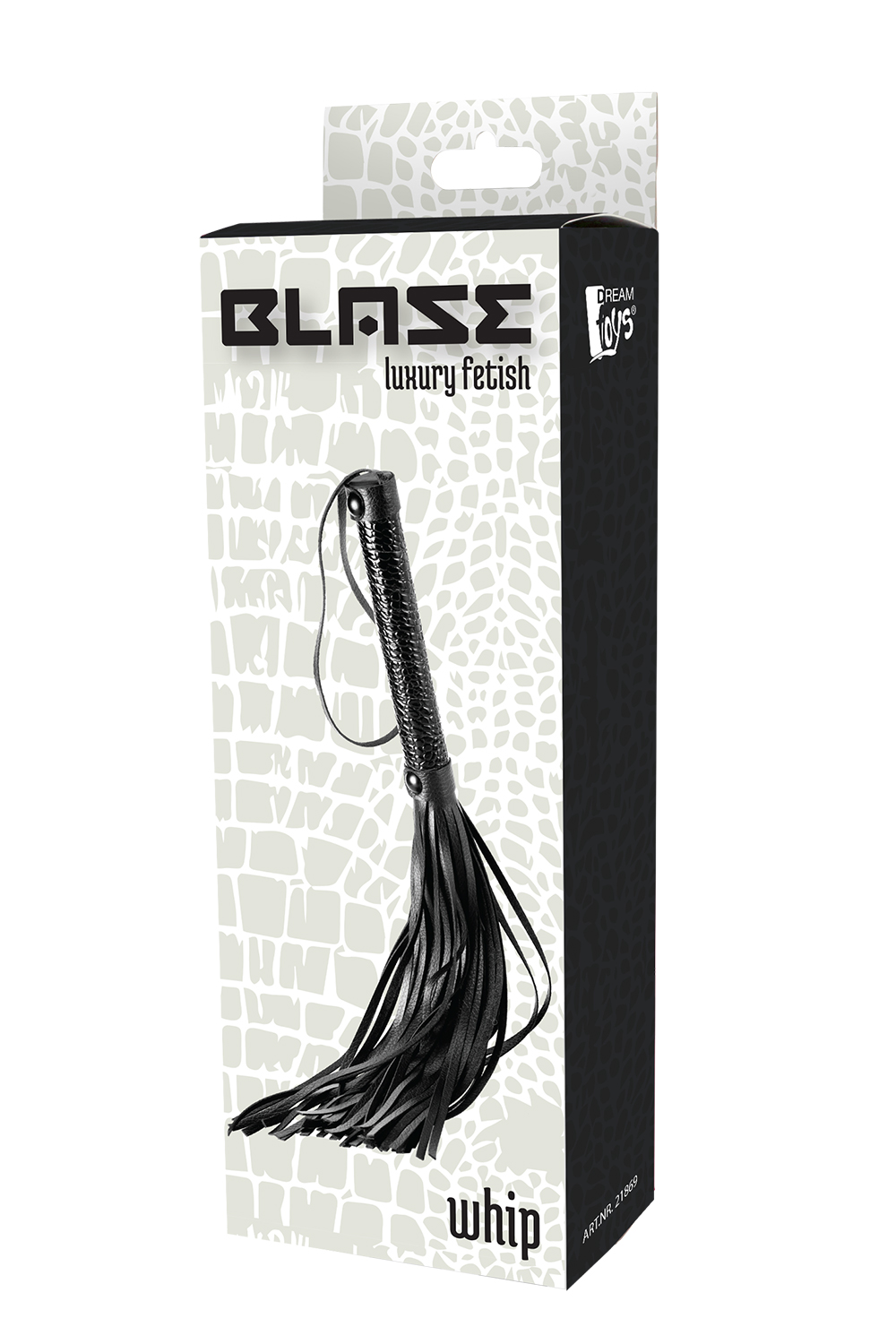 Флогер BLAZE LUXURY WHIP CROCO BLACK