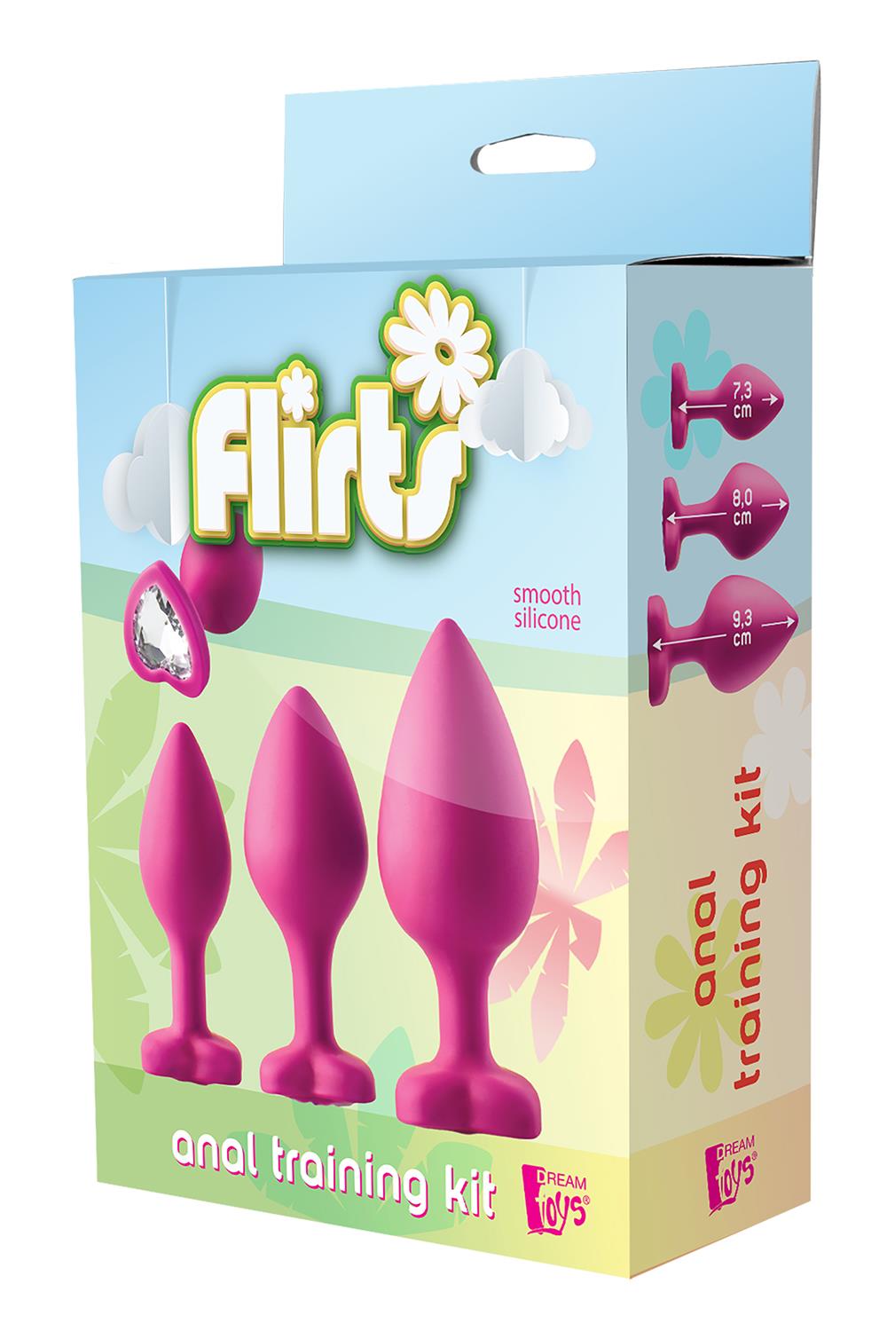 Набір анальних пробок Dream Toys FLIRTS PINK