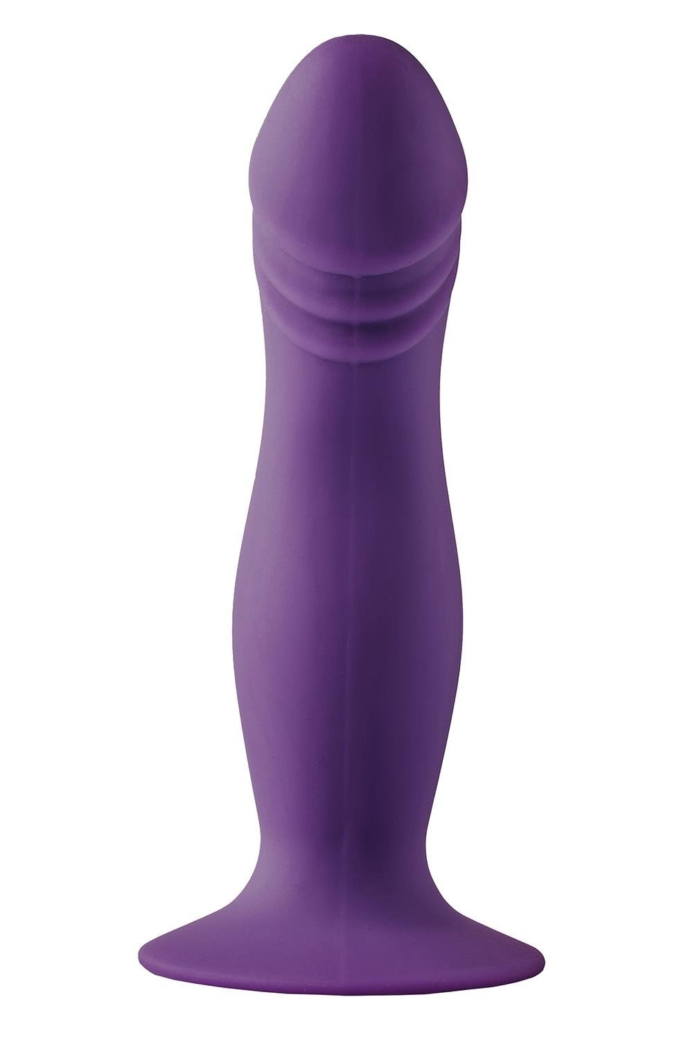 Фалоімітатор Dream Toys Flirts Pleasure Dildo для точки G на присосці, фіолетовий